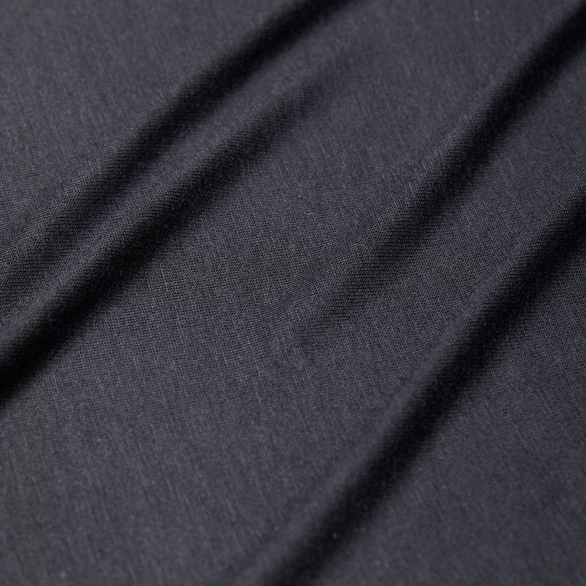 Вискоза трикотажная XT-3 (Черный, стандарт, 19-4007)