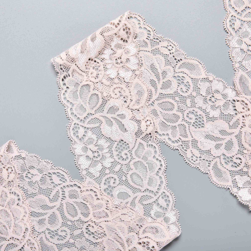 Кружево Эластичное Узкое H060126D (Бежевый, Q170212069A, БП)