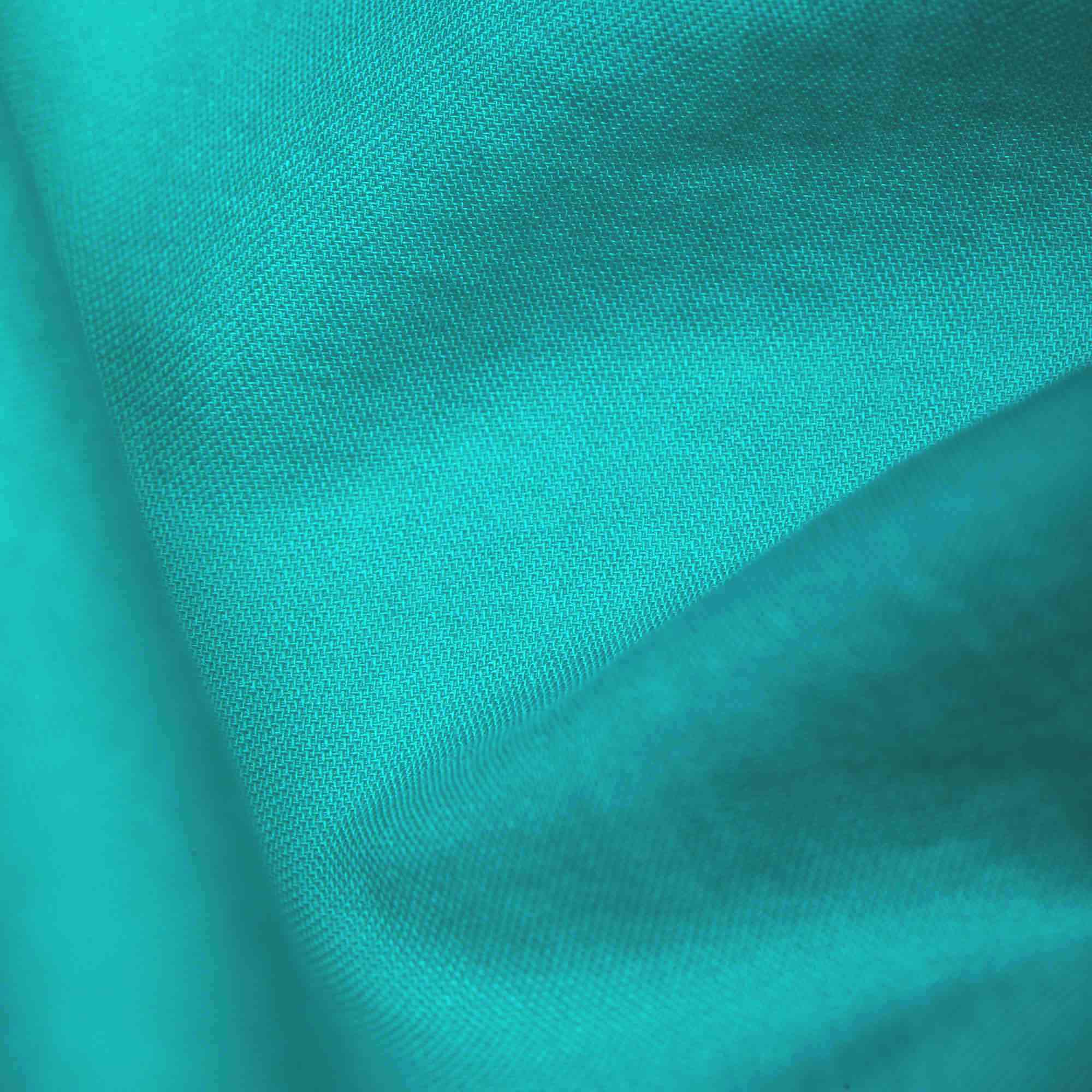 Хлопок тканый 12254 (Бирюзовый, 15-5425 TC, БП)