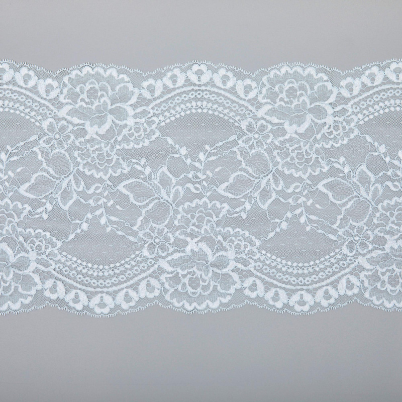 Кружево Эластичное J6046HAA (Голубой, FAD211044A, БП)