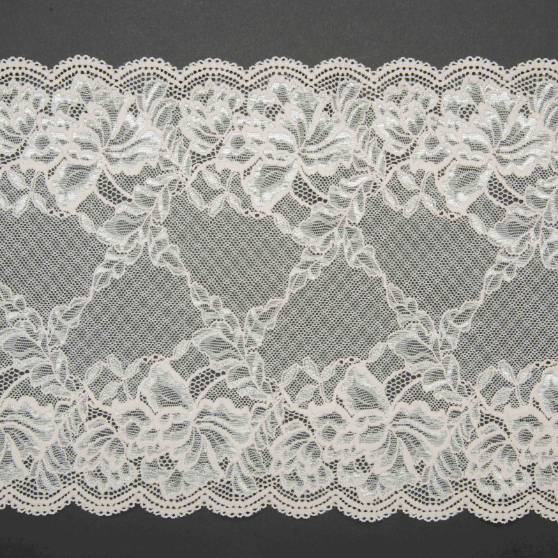 Кружево Эластичное 8448 (Айвори, QH190901007A, БП)