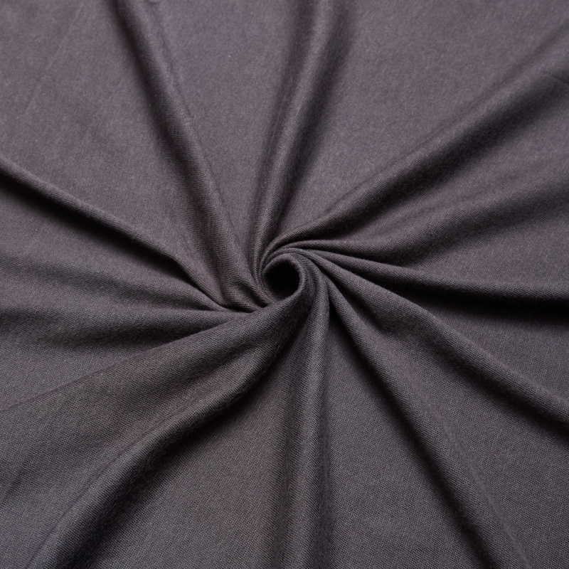 Хлопок трикотажный 2274 (Серый, антрацит, БП)