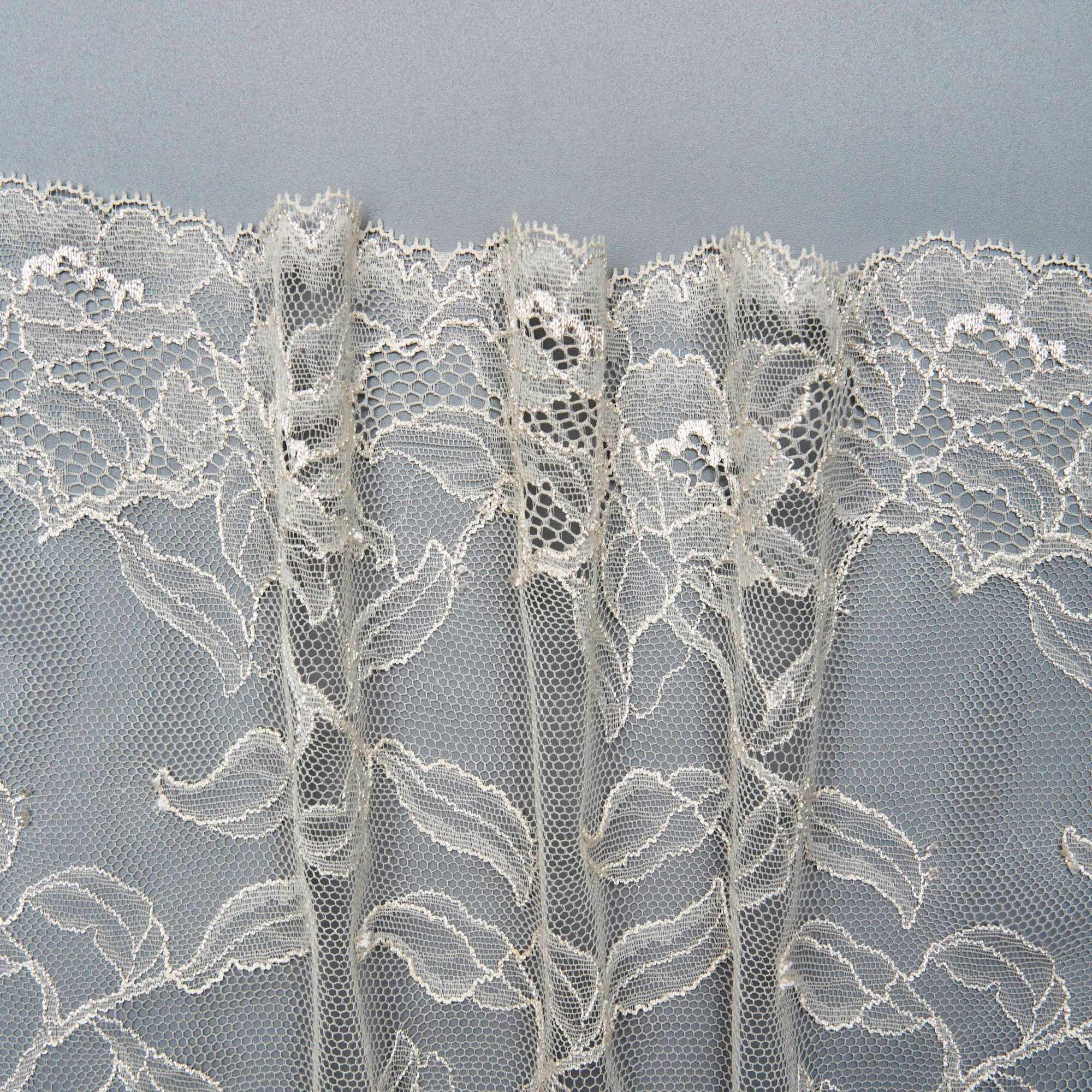 Кружево эластичное L922642 (Айвори, 999911 1B, 11-0701)