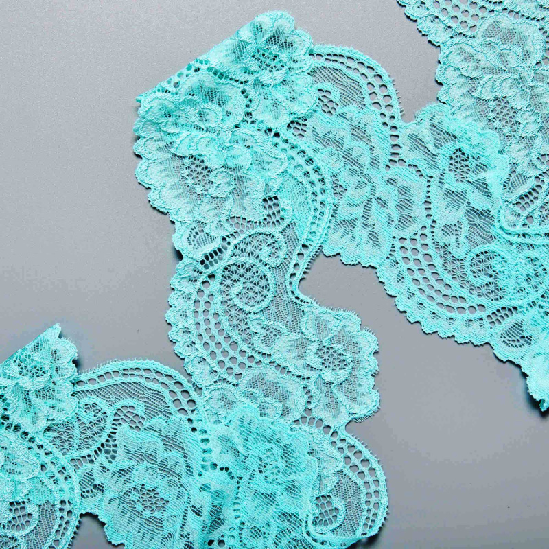 Кружево Эластичное Узкое HC050436D (Ментоловый, Q170315113A, БП)