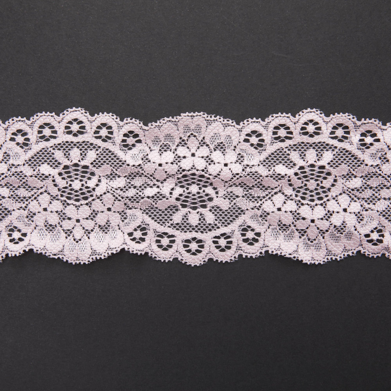 Кружево Эластичное Узкое H07605D (Розовый, Q160123030, БП)