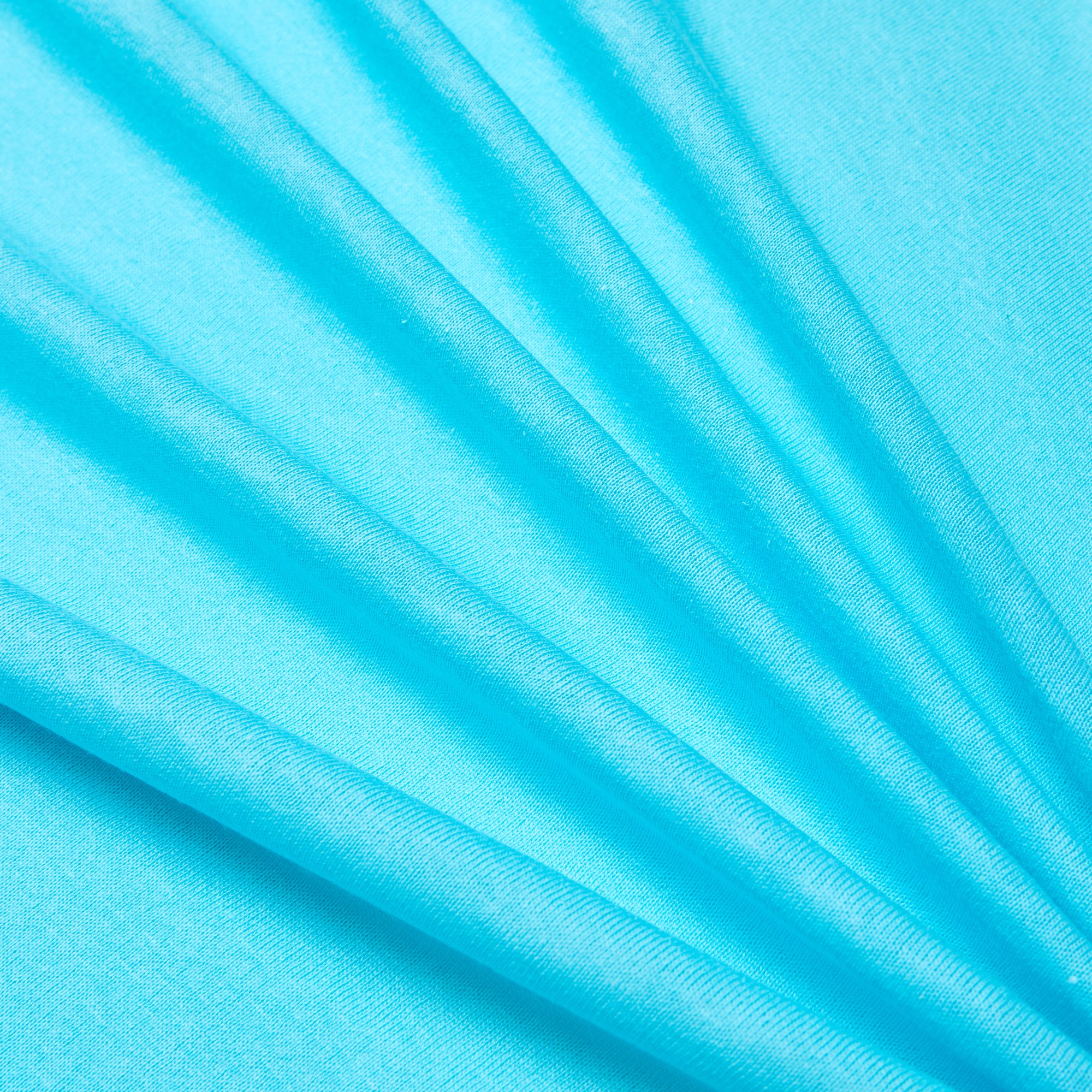 Хлопок трикотажный 11/21 (Бирюзовый, голубая фантазия, 17-5936)