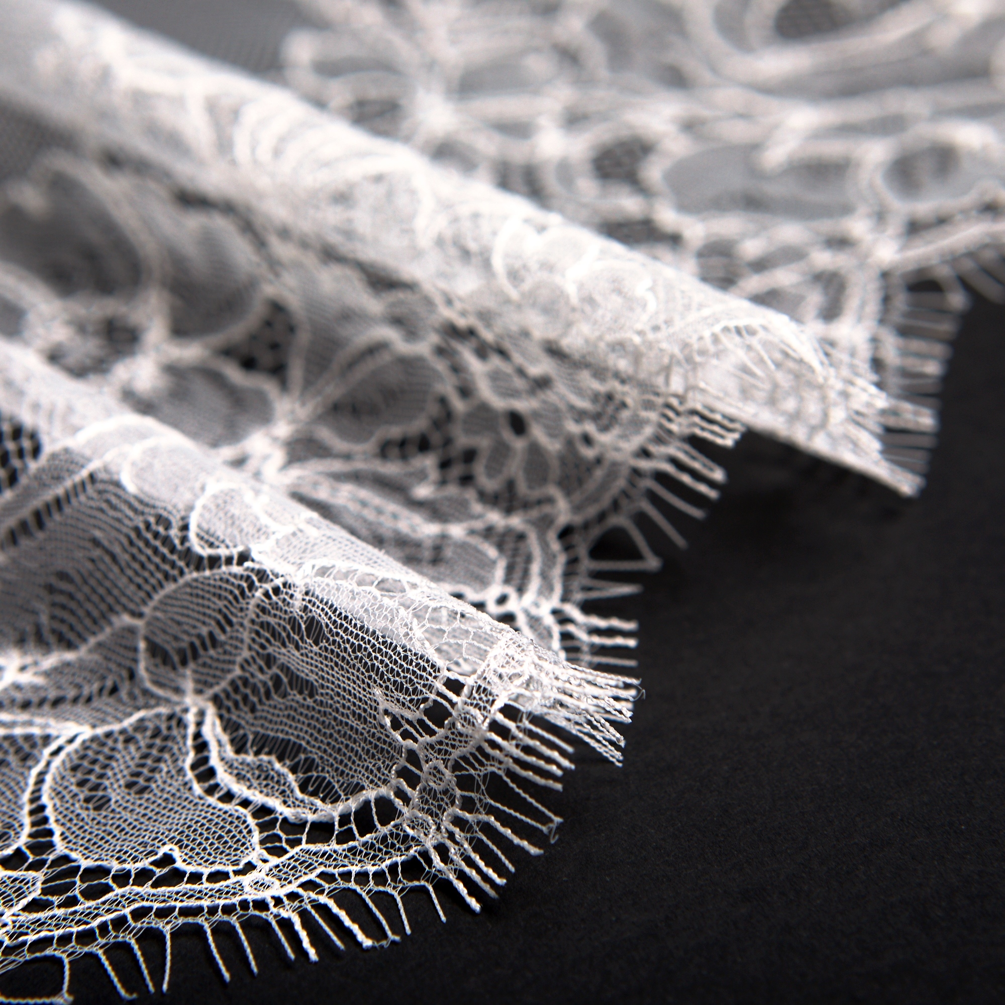 Кружево Неэластичное 371Q27 (Айвори, greige, БП)