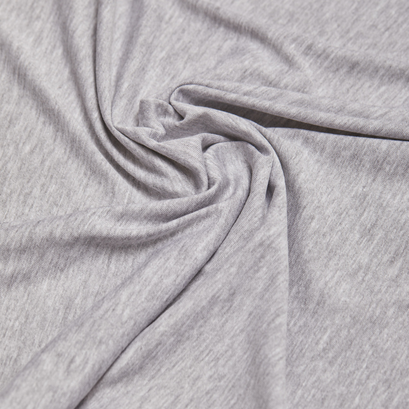 Хлопок трикотажный 8616RES (Серый, Melange 27.5, БП)