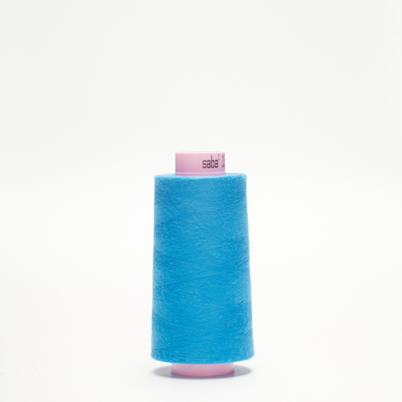 Нитки армированные saba 150 (Голубой, 337, БП)