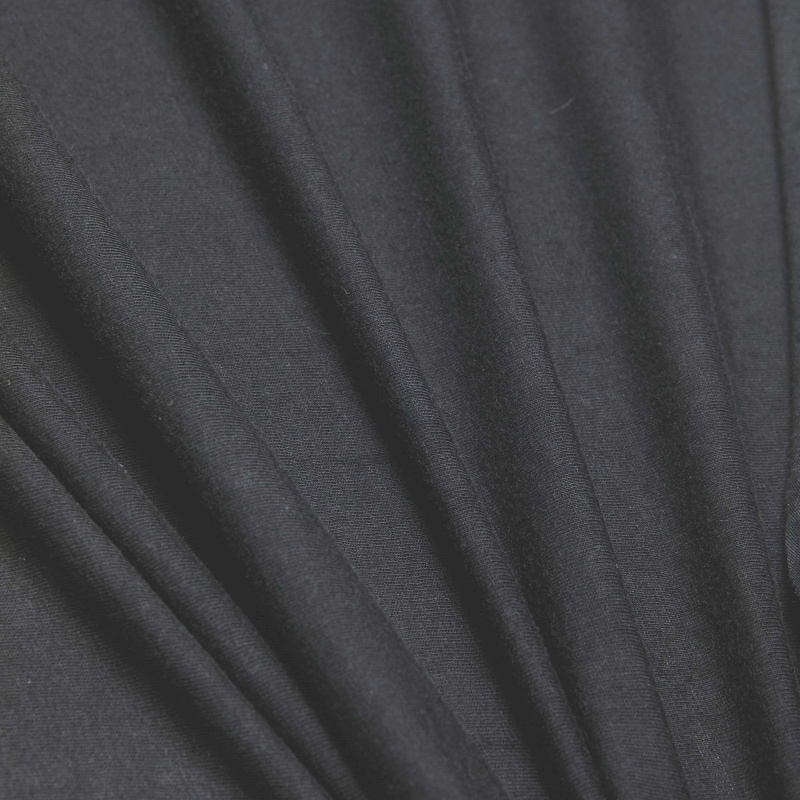 Хлопок трикотажный 0616RES (Черный, Стандарт, БП)