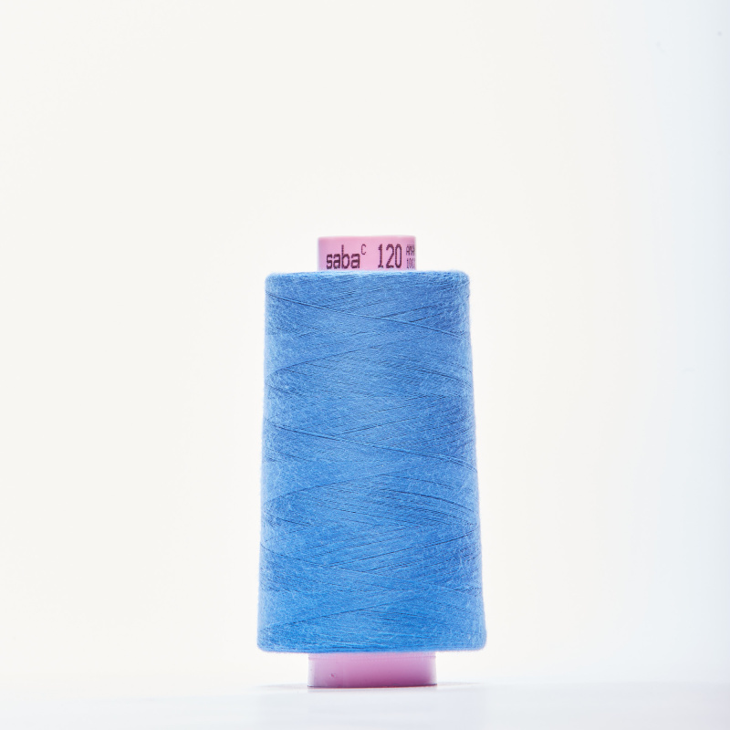 Нитки армированные saba 120 (Синий, 815, БП)
