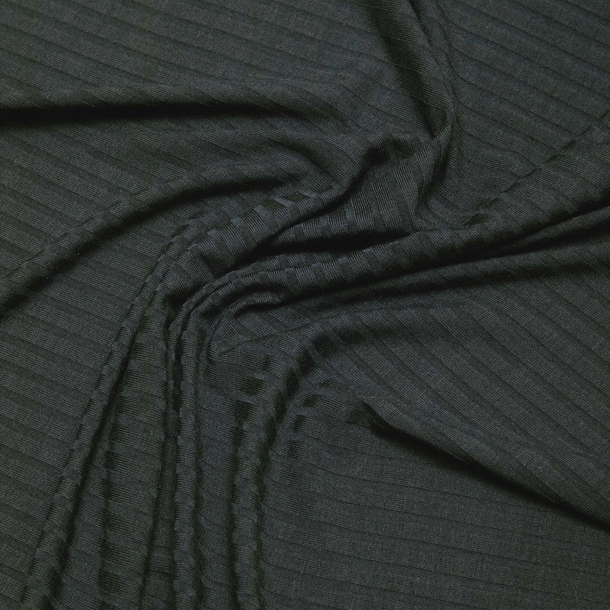 Вискоза трикотажная NRE5574 (Черный, SF-011288B, 19-4007)