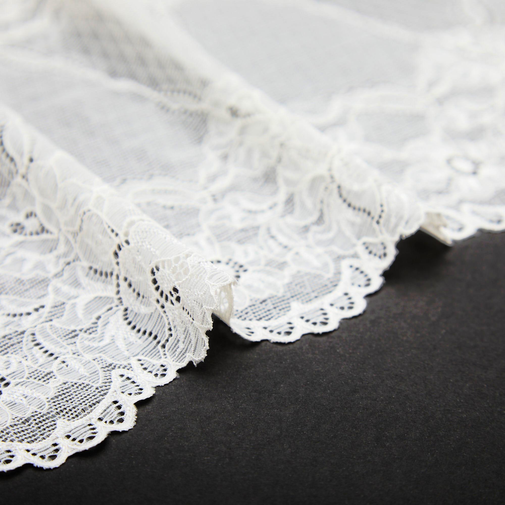 Кружево Эластичное 6348 (Айвори, QH191112151C, БП)