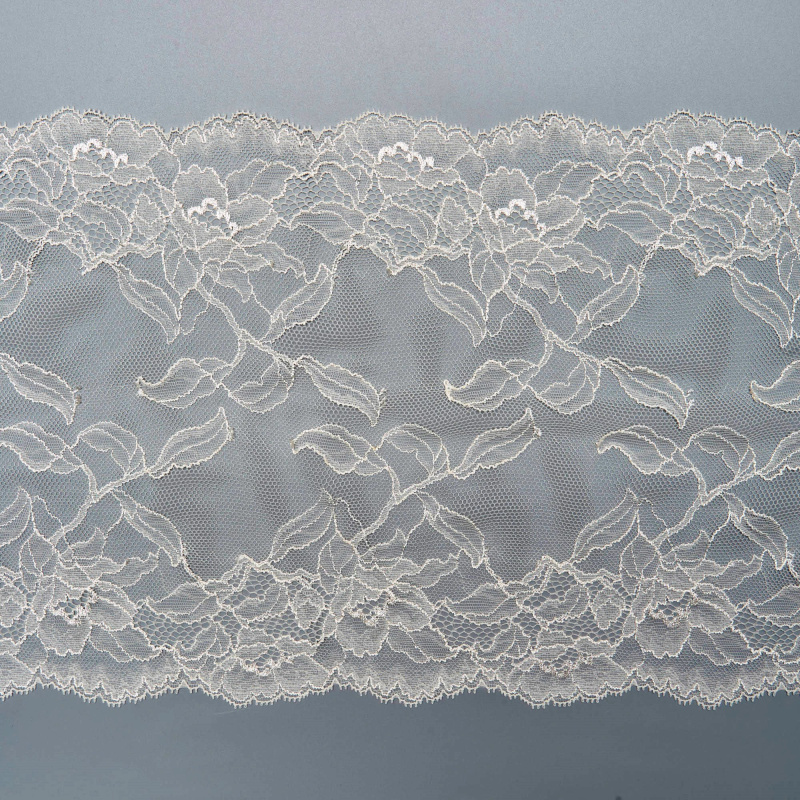 Кружево эластичное L922642 (Айвори, 999911 1B, 11-0701)