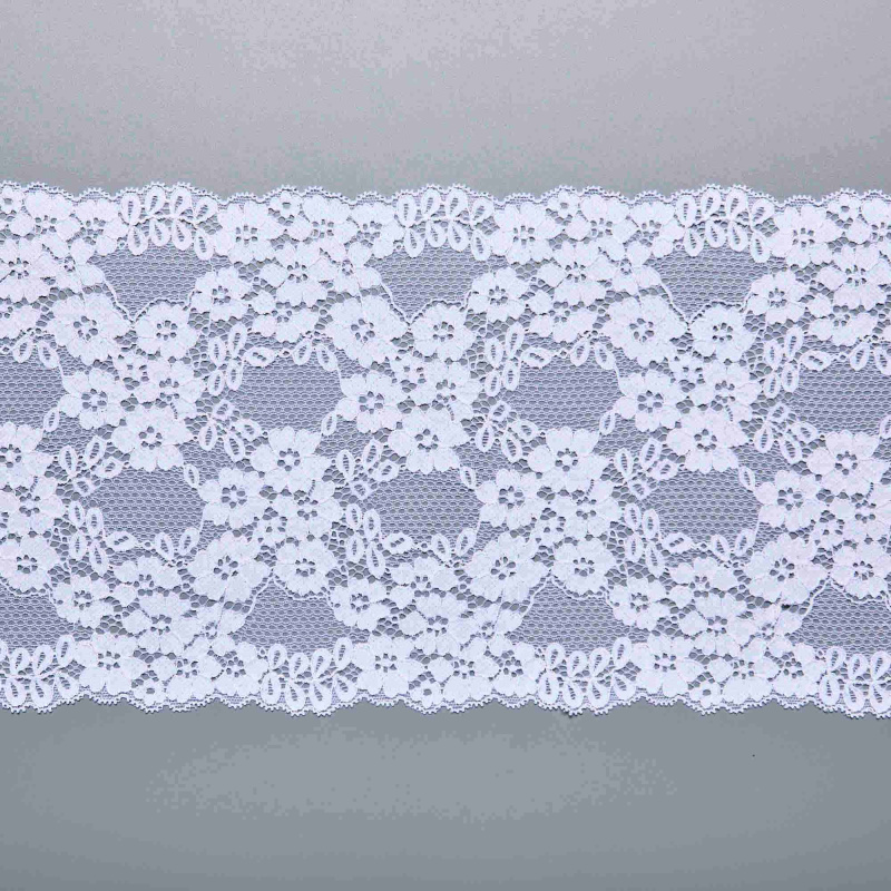 Кружево Эластичное H070198TT (Белый, Q150324082, БП)