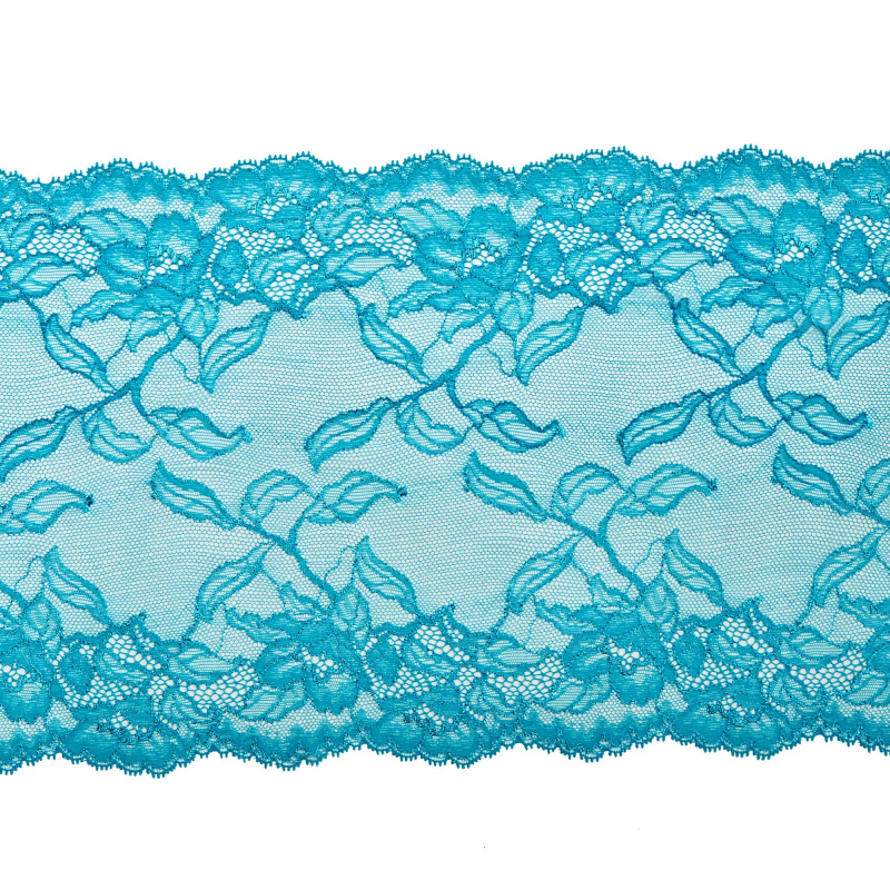 Кружево эластичное L922642 (Бирюзовый, 999905 1A, 17-4928)
