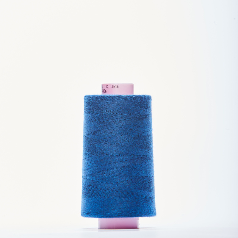 Нитки армированные saba 120 (Синий, 816, БП)