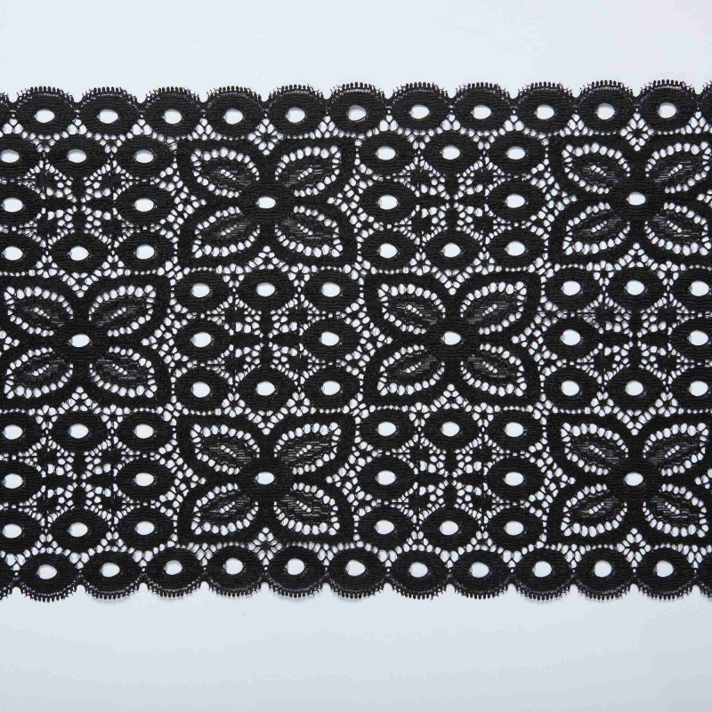 Кружево Эластичное 781830-G11-NE08B-023 (Черный, Стандарт, БП)