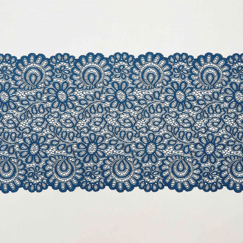 Кружево Эластичное L07725D (Бирюзовый, S151113046, БП)