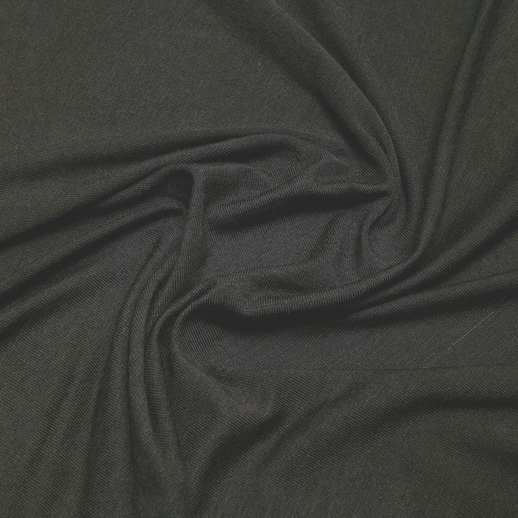 Вискоза трикотажная YD17310 (Черный, Стандарт, БП)