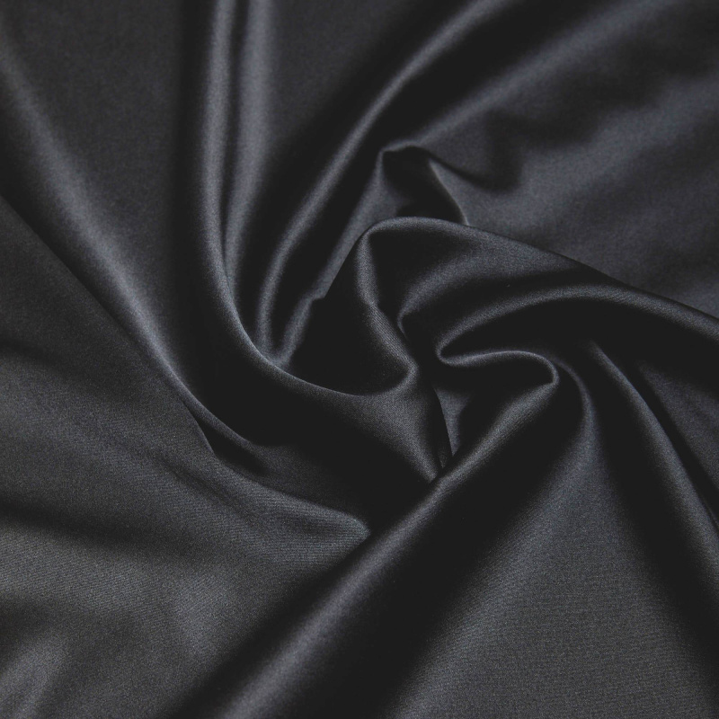 Шелк SU20201126-1 (Черный, Стандарт, 19-4007)