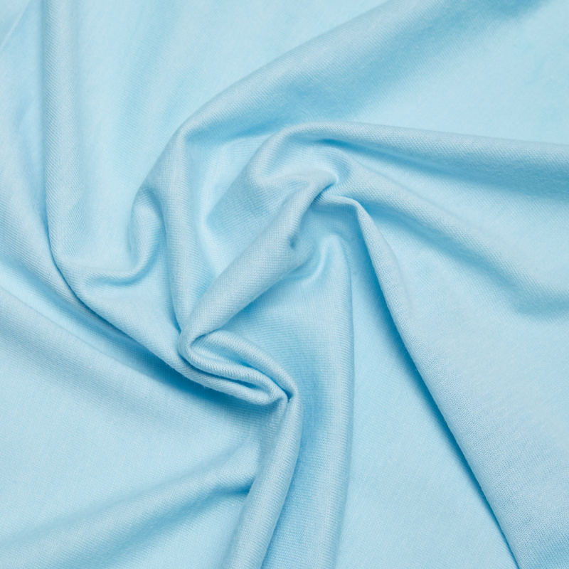 Хлопок трикотажный 2274 (Голубой, 3348, 14-4313)