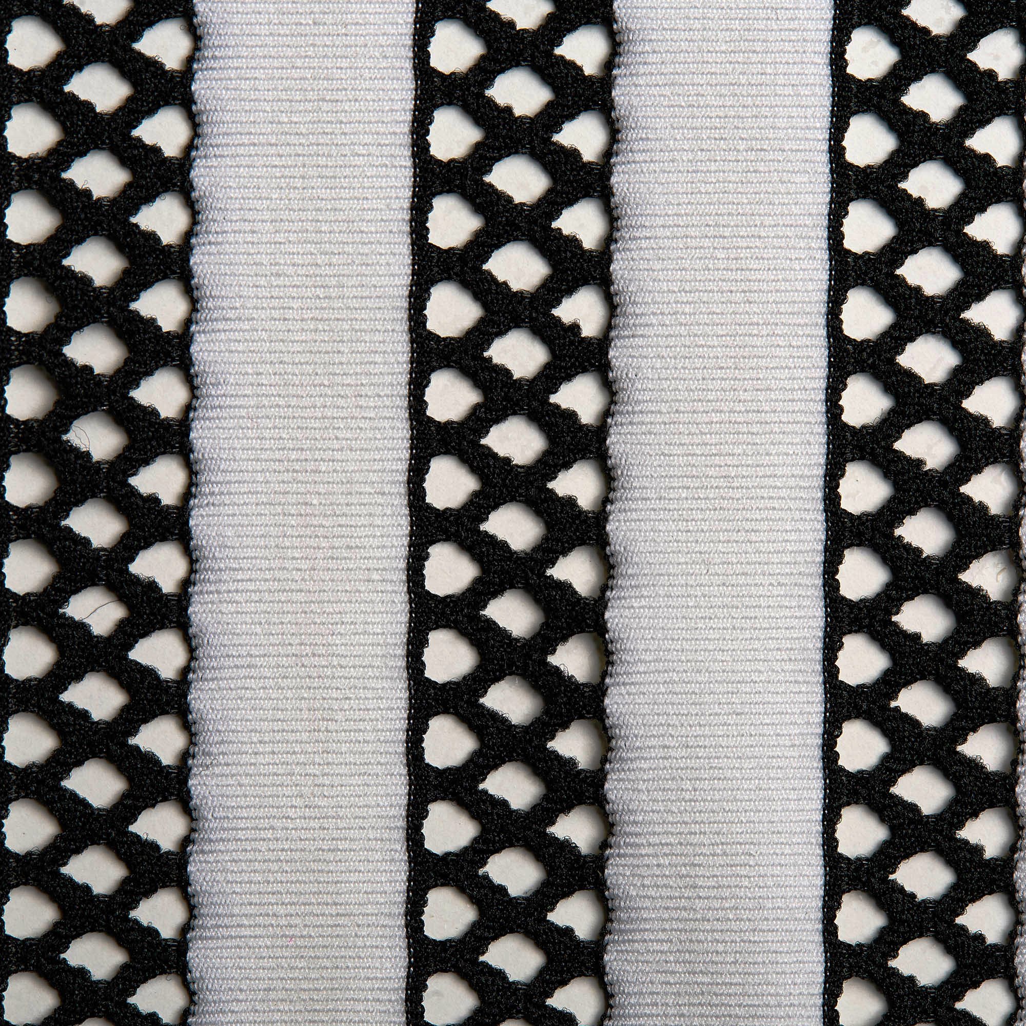 Трикотаж Синтетический A2011 (Белый, 001 white /black, БП)