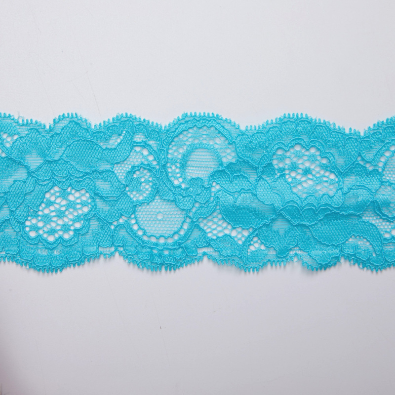 Кружево Эластичное Узкое 606060 (Бирюзовый, C15016990, БП)