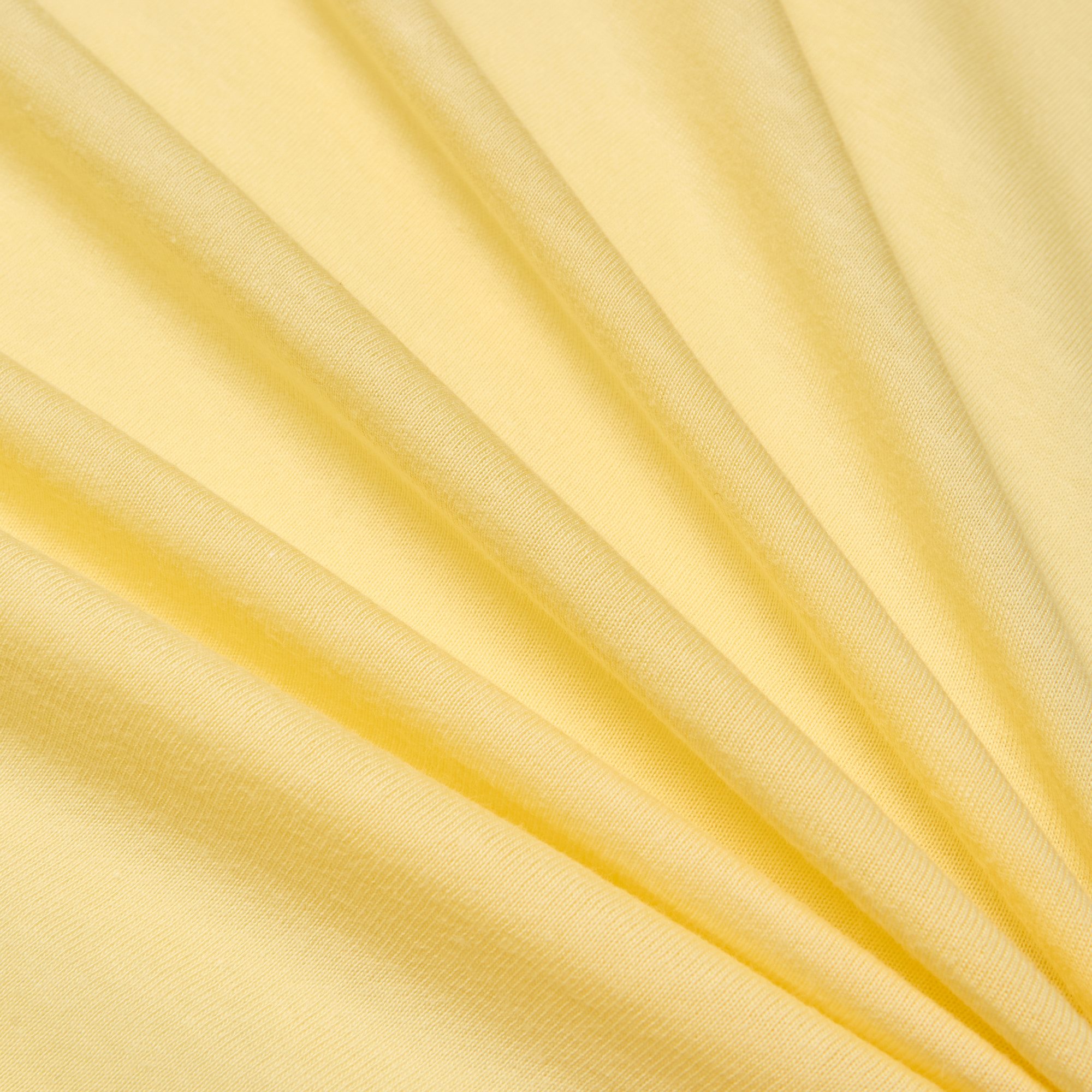 Хлопок трикотажный 11/21 (Желтый, ваниль, БП)