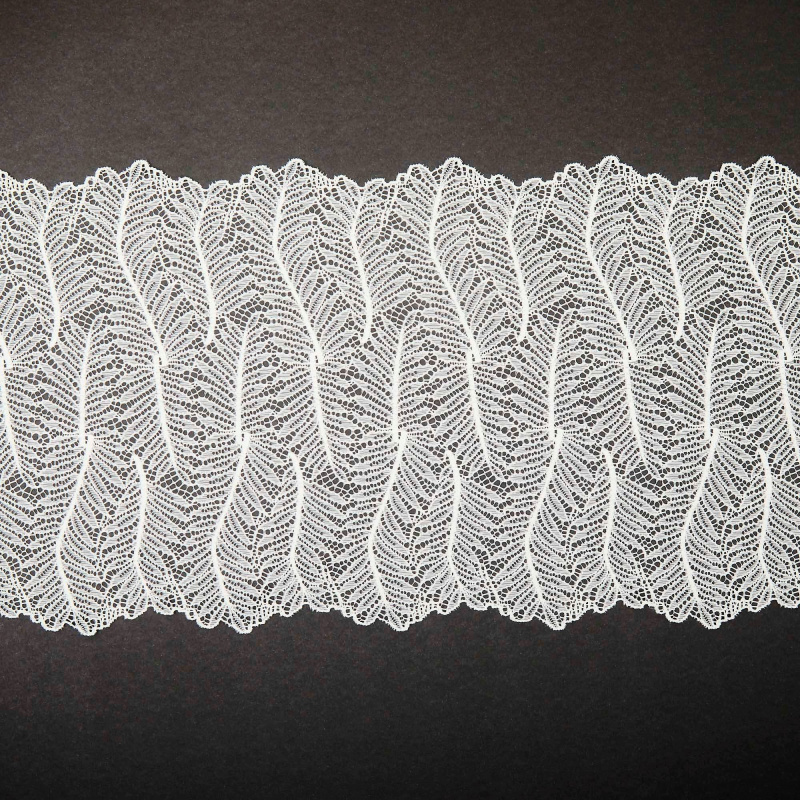 Кружево эластичное b61459 (Айвори, N21052705B, 11-0701)