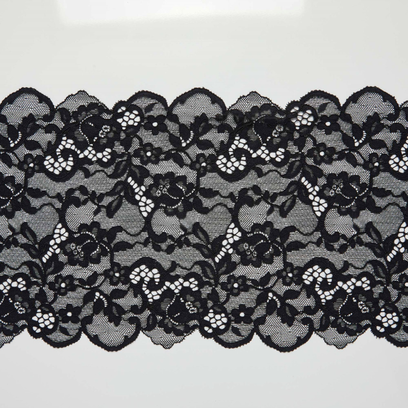 Кружево Эластичное 36A16A (Черный, Стандарт, БП)
