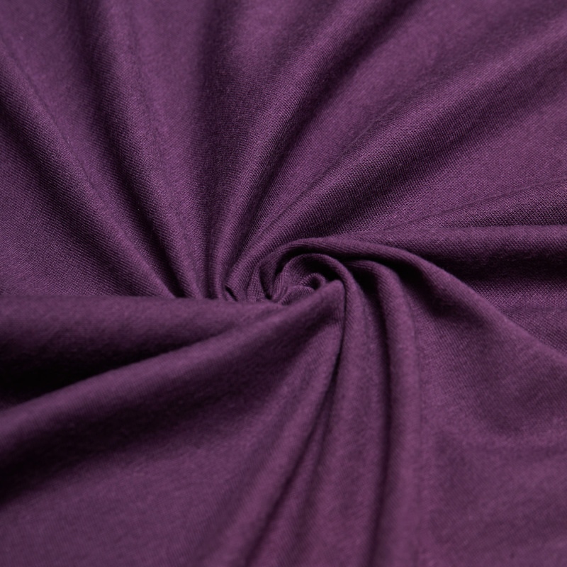 Хлопок трикотажный 2274 (Фиолетовый, ежевичный, БП)