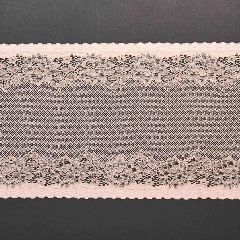 Кружево Эластичное H070256D (Бежевый, Q160601034B, БП)