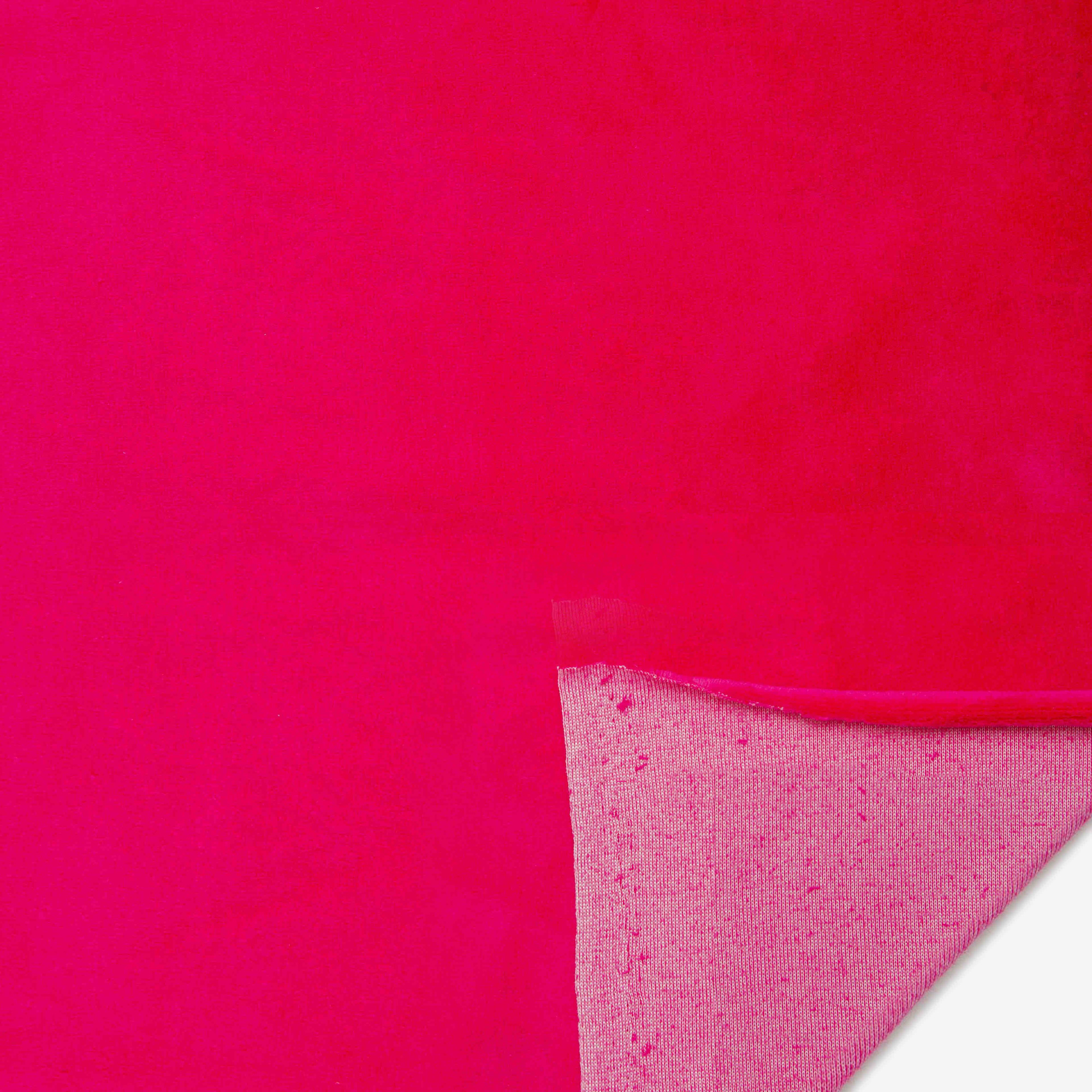 Велюр EC447-004 (Розовый, 18-1945 TC, БП)