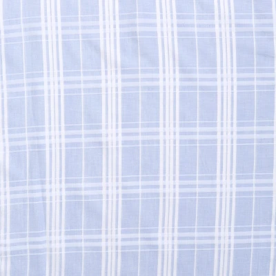 Хлопок тканый принт CBBEL-1551744 (Голубой, blue with white stripes, БП)