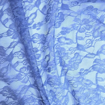 Кружевное Эластичное Полотно L02116D (Голубой, Z150320180, 16-4031)