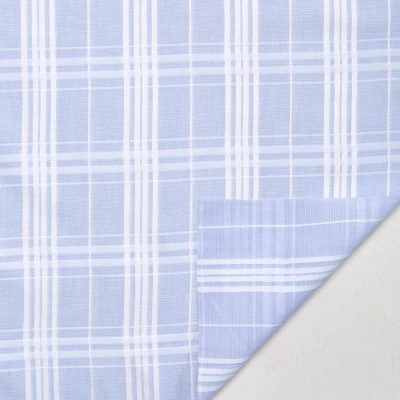 Хлопок тканый принт CBBEL-1551744 (Голубой, blue with white stripes, БП)