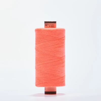 Нитки армированные saba 120 /1000 (Коралловый, 8775, БП)