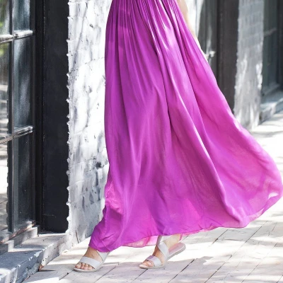 Вискоза тканая 14006 (Фуксия, fuchsia, БП)