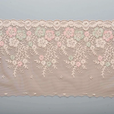 Вышивка На Сетке Неэластичной 420776 (Бежевый, col.B 076/15 beige, БП)