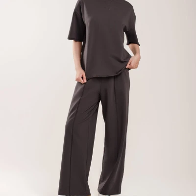 Хлопок трикотажный 232 30/100 ФУТЕР 2-х НИТКА ПЕТЛЯ (К.ПЕНЬЕ,189см/230гр) (Серый, 2403093(1), 19-3903)